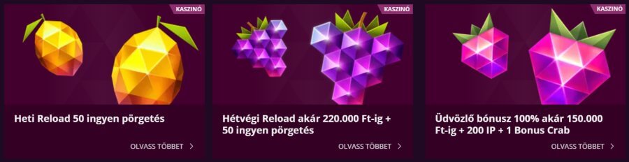 ingyen pörgetések
